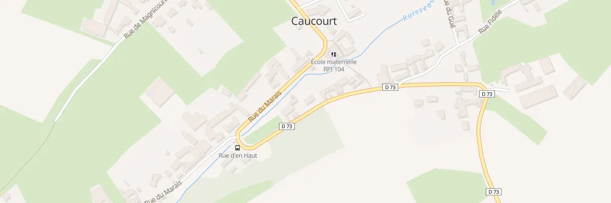 Plan du 4B Rue d’En Haut à Caucourt