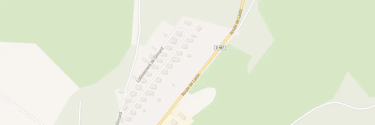 Plan du 4 Lot de Gimard à Bourg-Lastic