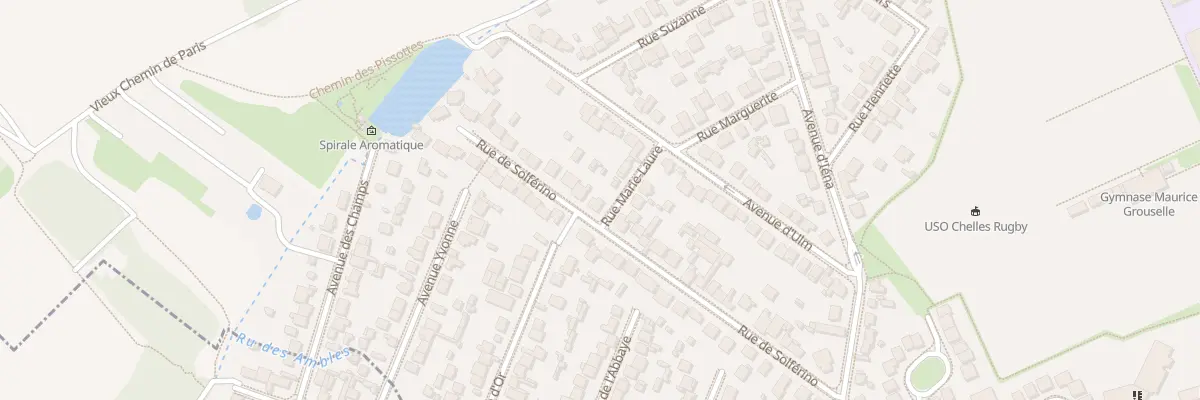 Plan du 2 Av de Solferino à Chelles