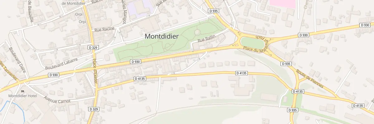 Plan du 32 Bd du Général Debeney à Montdidier