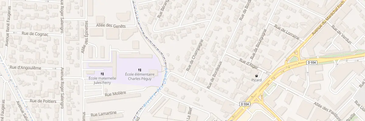 Plan du 28 Rue de Champagne à Chelles