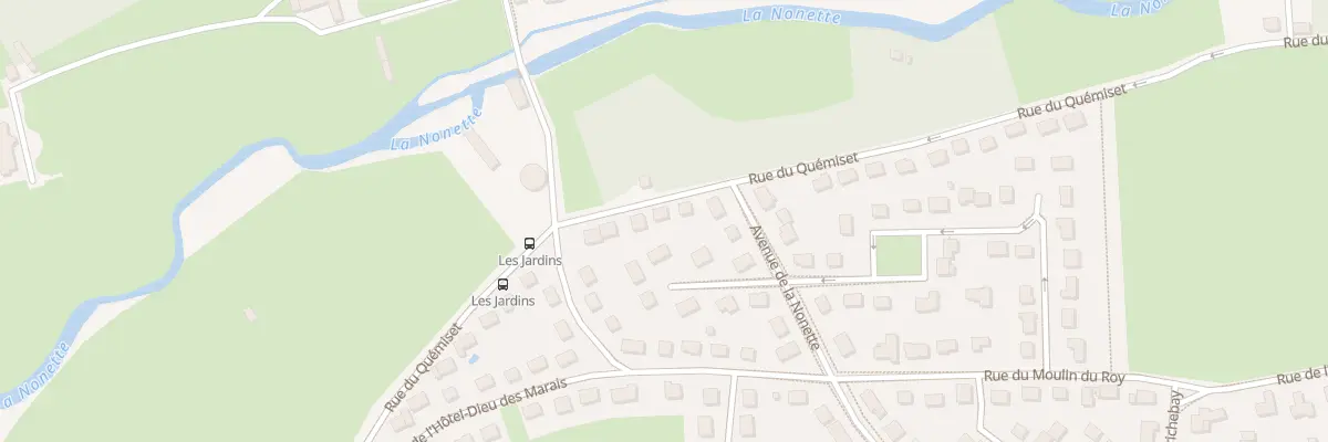 Plan du 61 Rue du Quemizet à Senlis