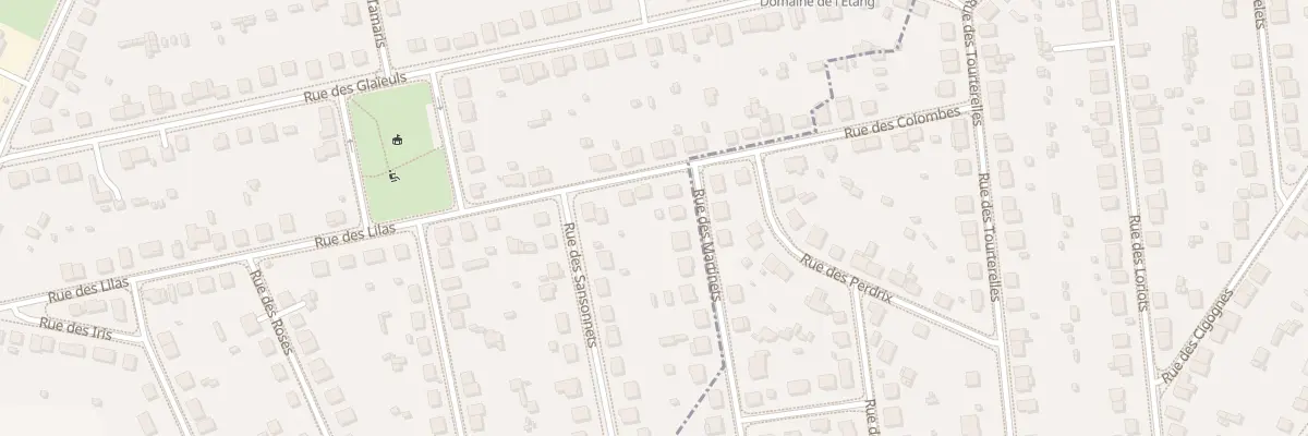 Plan du 3 Rue des Lilas à Domérat
