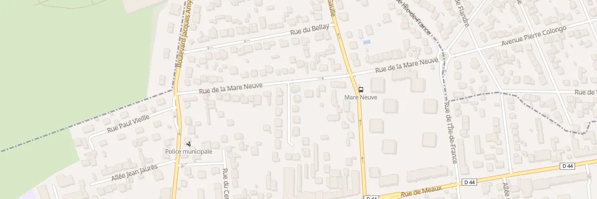 Plan du 3 Rue Ernest Petit à Vaujours