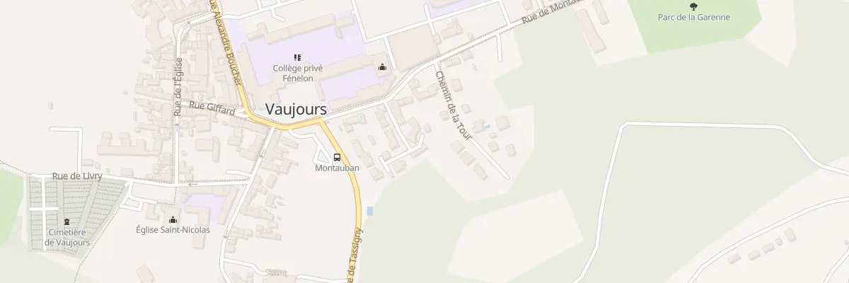 Plan du 15 Imp de Montauban à Vaujours