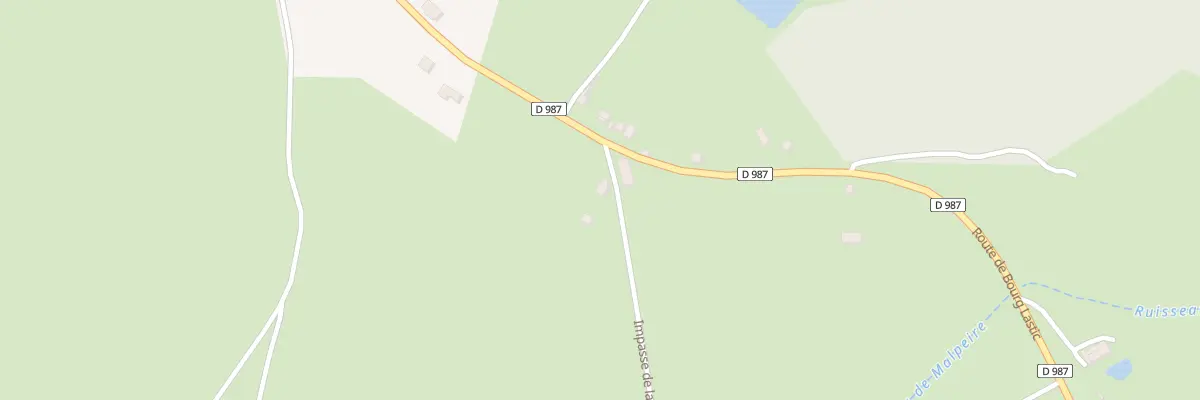 Plan du 5089 Chez Rosier à Lastic