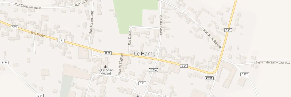Plan du 8 Rue du Général John Monash au Hamel