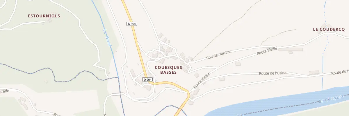 Plan du 5060 Couesques Basses à Saint-Hippolyte