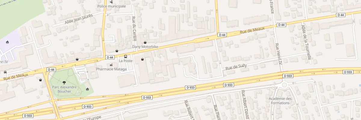 Plan du 102 Rue de Meaux à Vaujours