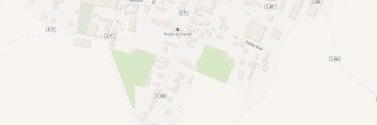 Plan du 14 Rue de Villers Bretonneux au Hamel