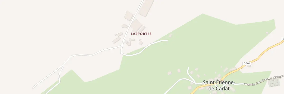 Plan du 5042A Lasportes à Saint-Étienne-de-Carlat