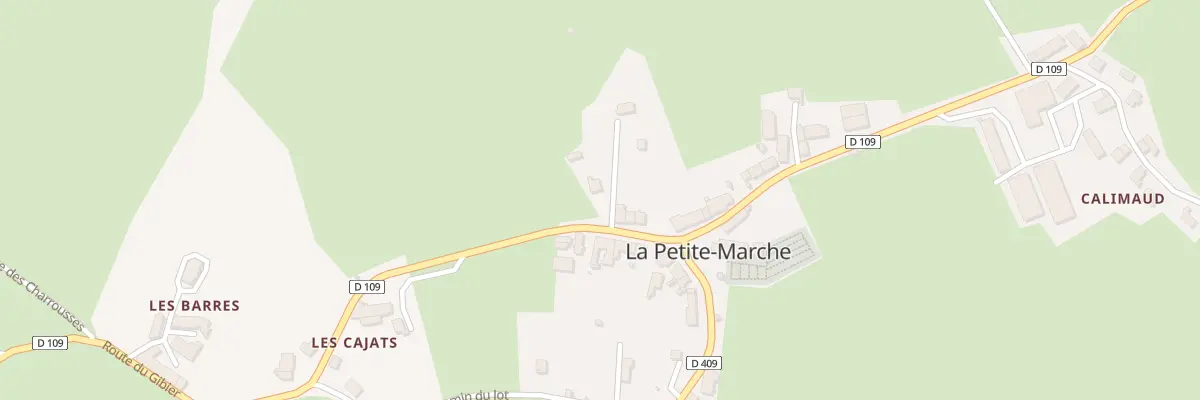 Plan du 5004 Le Bourg à La Petite-Marche