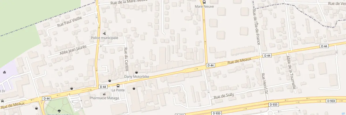 Plan du 135 Rue de Meaux à Vaujours