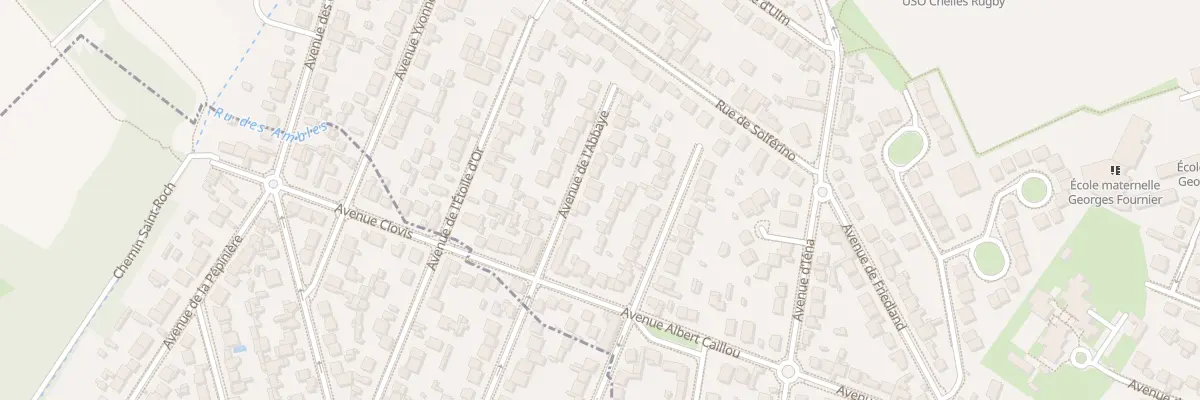 Plan du 50 Av de l’Abbaye à Chelles