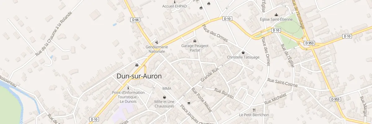 Plan du 11 Rue du Bois d’Argent à Dun-sur-Auron
