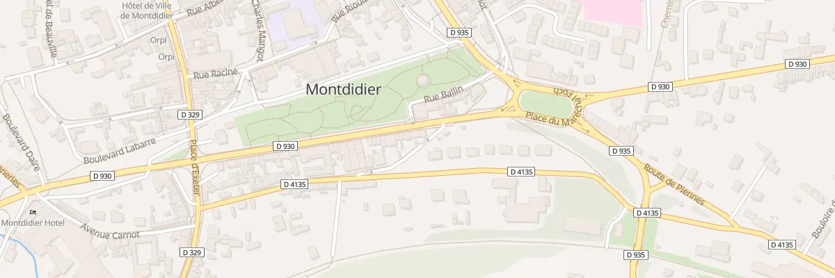 Plan du 38 Bd du Général Debeney à Montdidier