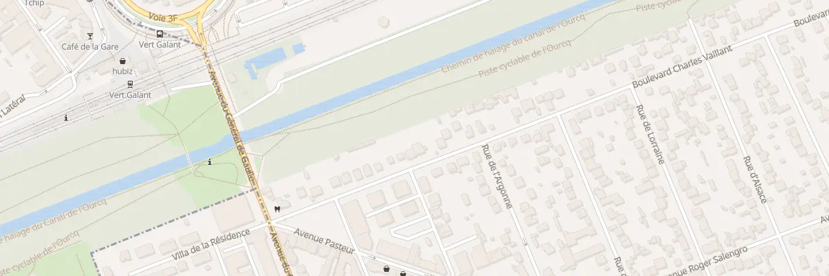 Plan du 23 Bd Charles Vaillant à Tremblay-en-France