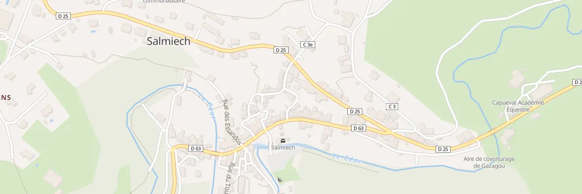 Plan du 5123 Salmiech à Salmiech