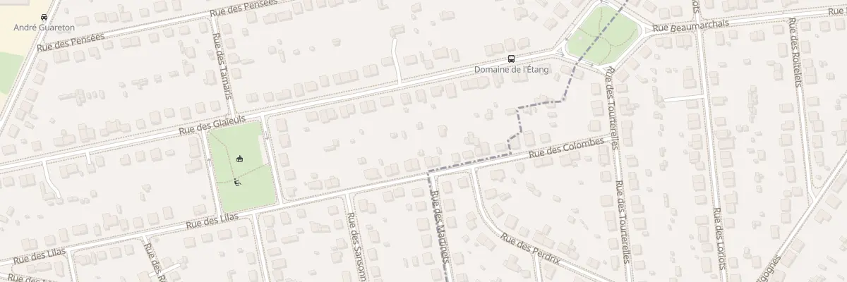 Plan du 2 Rue des Lilas à Domérat