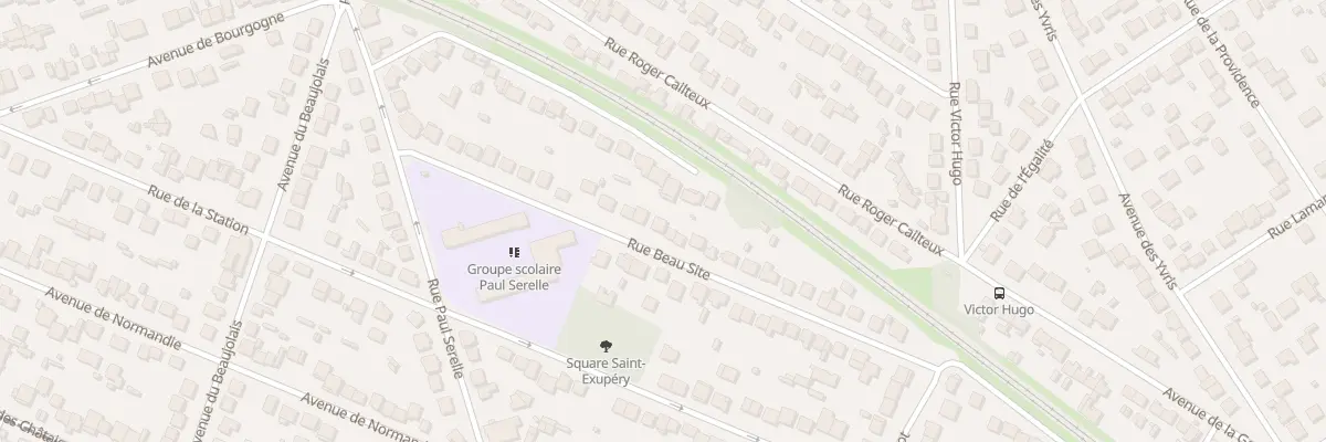 Plan du 23 Rue Beau Site à Noisy-le-Grand