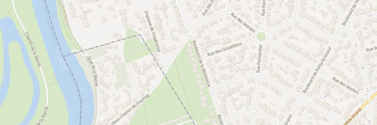 Plan du 84 Bd de la Résistance à Gournay-sur-Marne