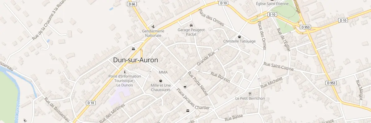 Plan du 6 Rue Saint-pierre à Dun-sur-Auron