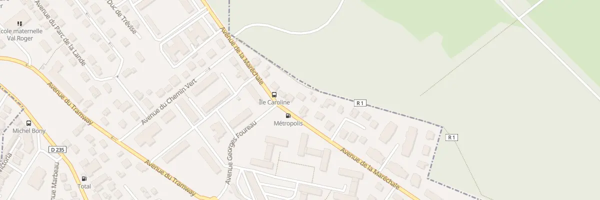 Plan du 93 Av de la Maréchale au Plessis-Trévise