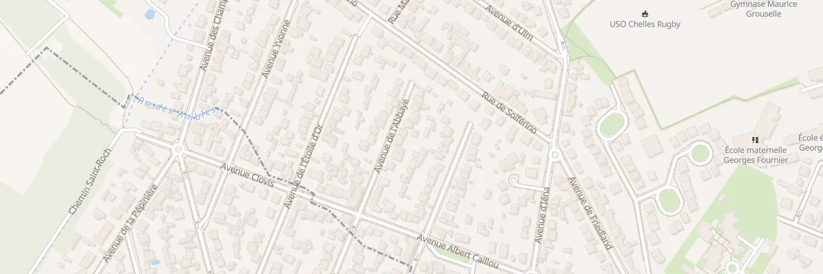 Plan du 54 Av de l’Abbaye à Chelles