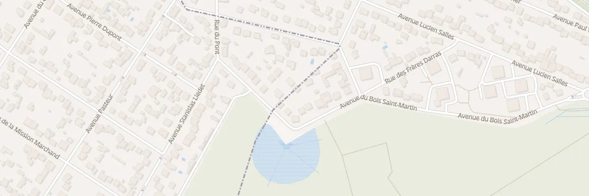 Plan du 62T Av du Bois Saint Martin à Noisy-le-Grand