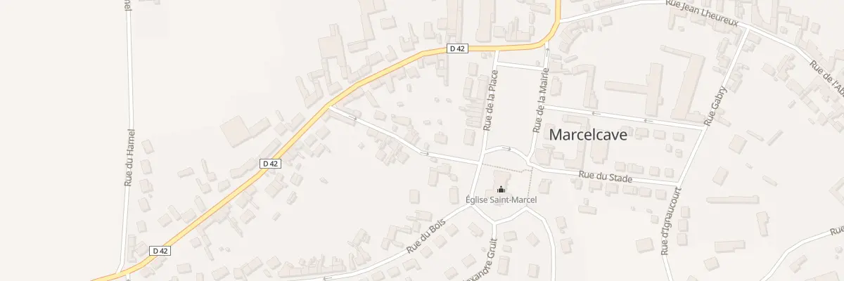 Plan du 2B Rue de l’Eglise à Marcelcave