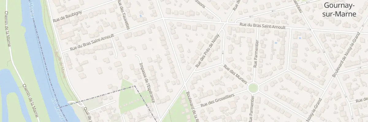 Plan du 65 Bd de la Résistance à Gournay-sur-Marne