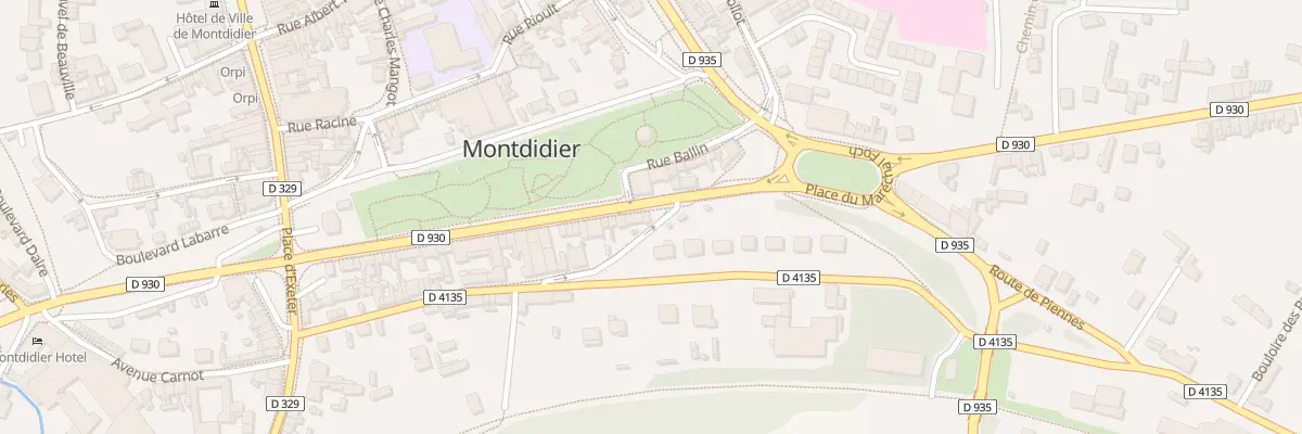Plan du 40 Bd du Général Debeney à Montdidier