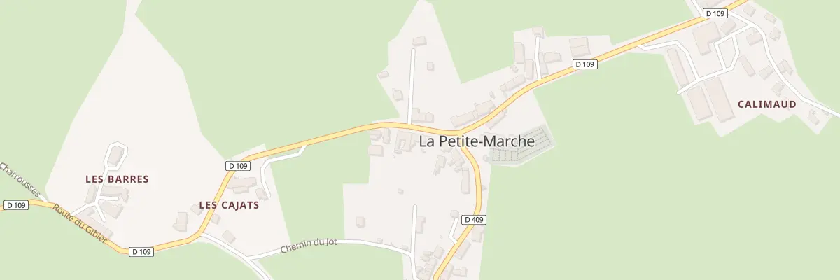 Plan du 5010 Le Bourg à La Petite-Marche
