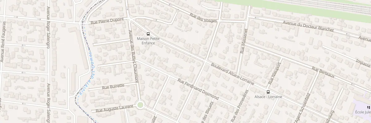 Plan du 53 Bd Alsace Lorraine à Chelles