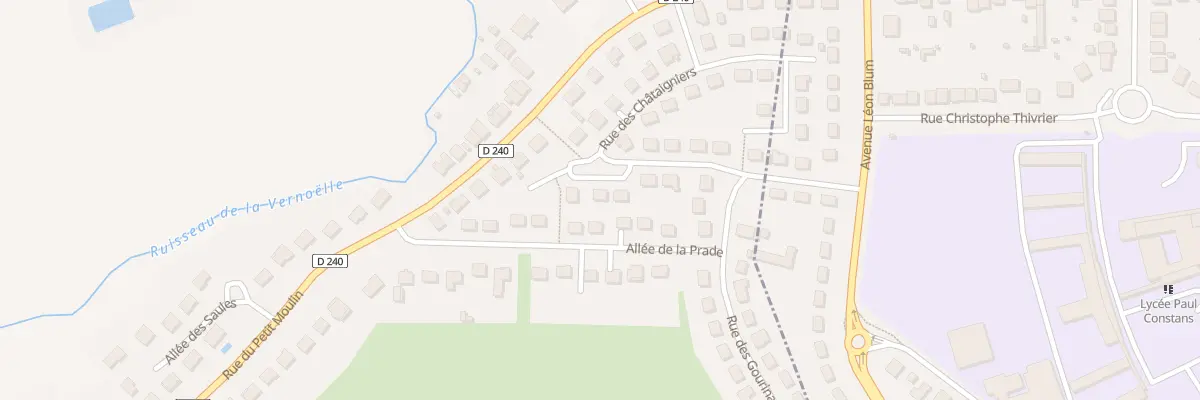 Plan du 9 Rue des Chataigniers à Prémilhat