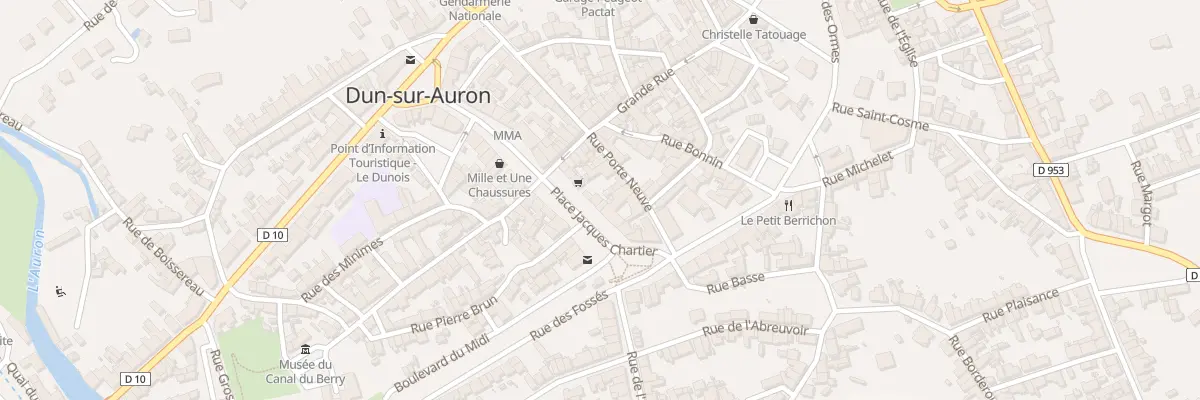 Plan du 9 Pl Jacques Chartier à Dun-sur-Auron