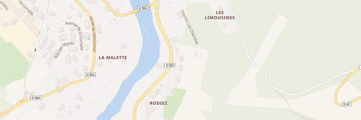 Plan du 3 Av de Rodiez à Entraygues-sur-Truyère