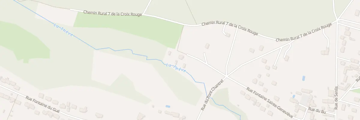 Plan du 5031F Che Rural 7 de la Croix Rouge à Thiers-sur-Thève