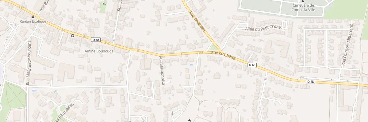 Plan du 3 Rue Sermonoise à Combs-la-Ville