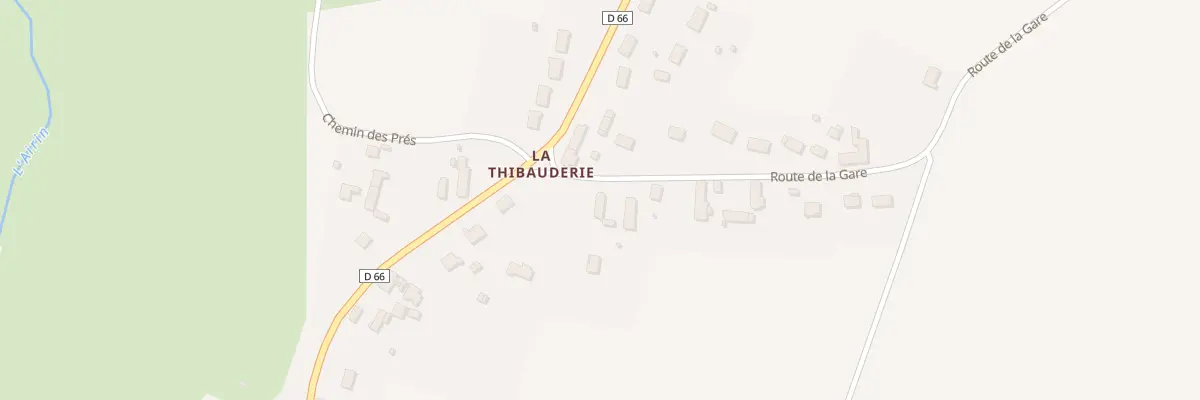 Plan du 6 Rte de la Gare à Savigny-en-Septaine