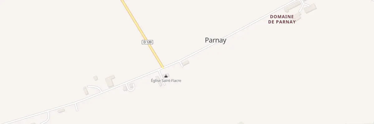 Plan du 2 Le Bourg à Parnay