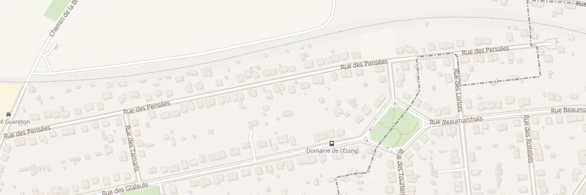Plan du 59 Rue des Pensées à Domérat