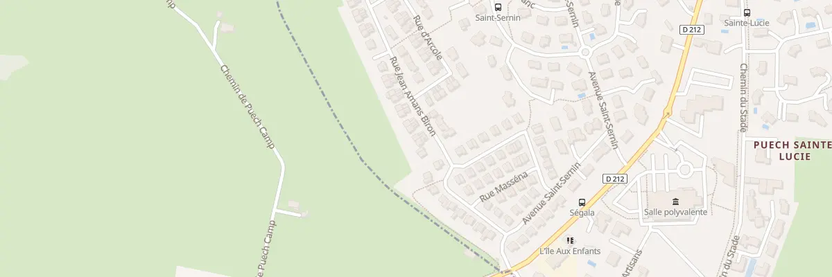 Plan du 46 Rue Jean Amans Biron au Monastère