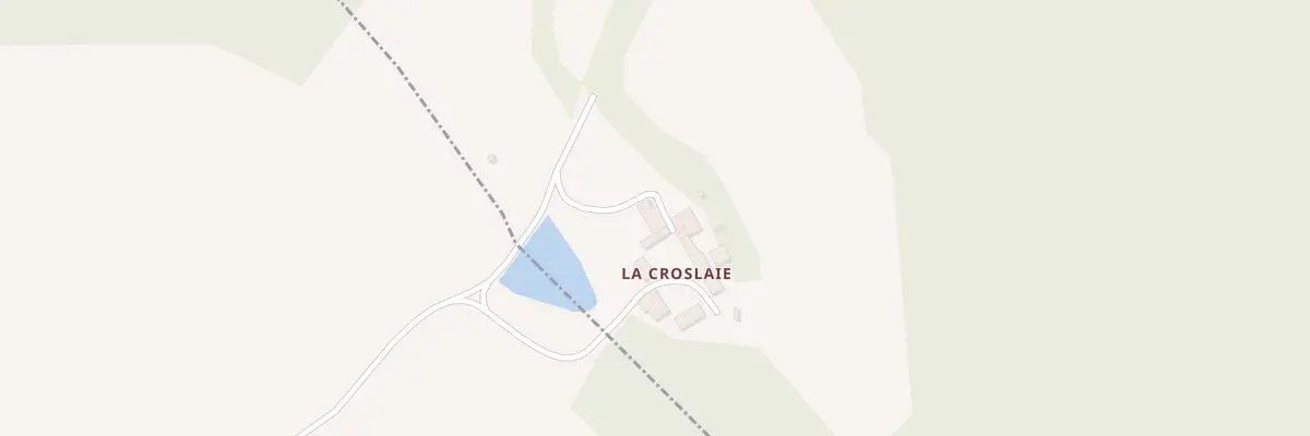 Plan du 196 La Croslaie à Ivoy-le-Pré