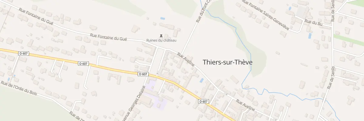 Plan du 4 Rue Aveline à Thiers-sur-Thève