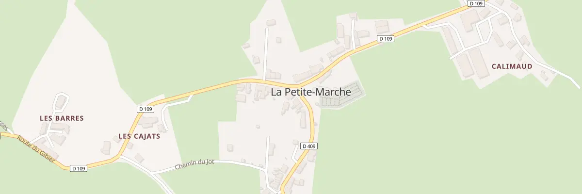 Plan du 5012 Le Bourg à La Petite-Marche