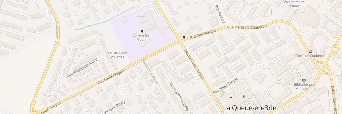 Plan du 10 Sq Aristide Briand à La Queue-en-Brie