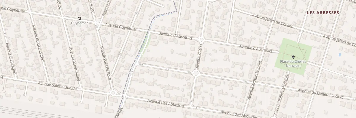 Plan du 84 Av du Général Leclerc à Chelles