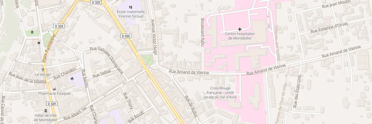 Plan du 13 Rue Amand de Vienne à Montdidier