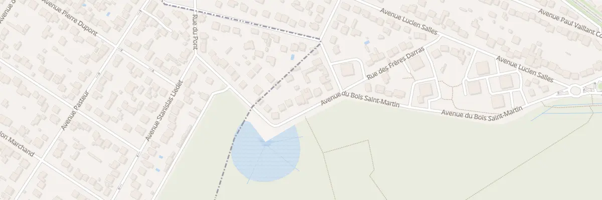 Plan du 58 Av du Bois Saint Martin à Noisy-le-Grand